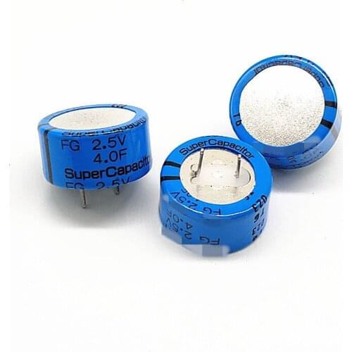2pcs Original FGOE405ZF 2.5V 4.0F FG Series Energy Storage Memory Power Supply 2.5V4F capacitance