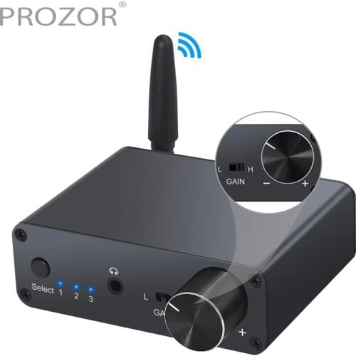 192kHz Bluetooth-Compatible DAC Converter With Headphone Amp 3.5mm Audio Adapter AptX Low Latency Digital to Analog Converter