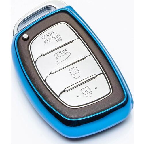 KUKAKEY TPU Car Remote Key Shell Cover Case For Hyundai Verna Sonata Elantra Tucson Keychain Holder Keyring Accessories