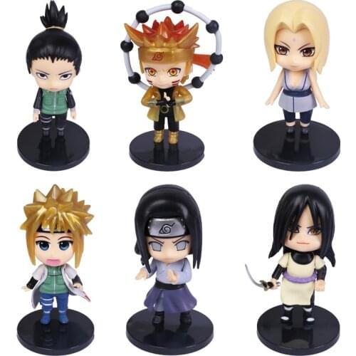 10cm Nara Shikamaru Tsunade Namikaze Minato Rikudousennin Modo action figure toys collection Christmas gift doll no box
