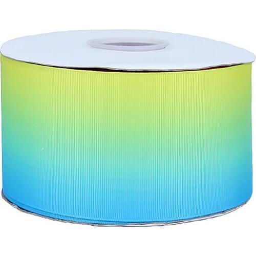FLRA Ribbon Factory wholesale price ombre patterns 3 inch grosgrain ribbon for cheer bows