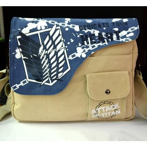 Comic Anime Attack on Titan Backpack School Bags Children Kids School Backpacks Anime Cartoon Bags Backpack casual Satchel Retro