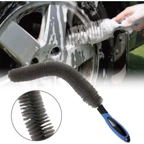 60cm Tire and Wheel Brush Car Cleaning Kit Wash Tool Brush Detailing Tyre Grille Engine Rim Brush Auto Cleaning Accessories