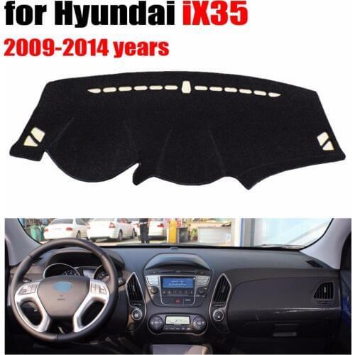 Car dashboard pad For Hyundai ix35 2009-2014 years Left hand drive dash cover Instrument platform mat desk pad