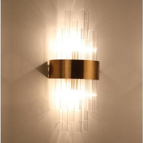 Postmodern light luxury wall lamp living room modern minimalist creative personality bedside lamp bedroom xenon lamp stairs lamp