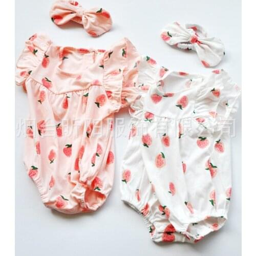 Боди с коротким рукавом для малышек Preax China At AliExpress