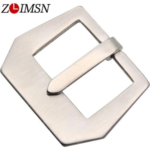 ZLIMSN 26mm PURE SOLID Metal Stainless Steel Brushed Watch Band Belt Buckle Strap Clasp Sealed Watchbands Relogio Masculino K40