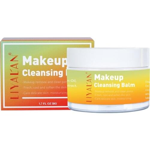 Facial Cleanser Makeup Remover Balm Hydrating Nourishing Face And Eye Cleansing Balm 50g