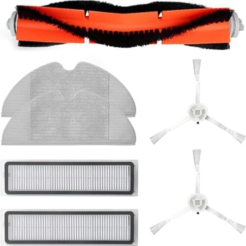 TOP!-Sweeper Accessories Cleaner Parts of Side Brush Mop Cloth Main Brush Filter for Xiaomi Dreame D9