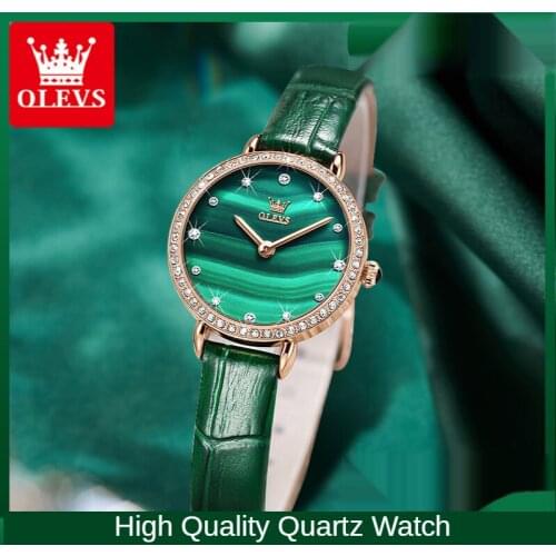 Womens Watches Quartz Watch Small Green Watch Waterproof Ladies Watch Womens Watch
