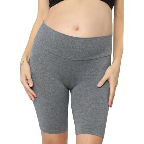 Ladies Casual Solid Color Stretch Sports Fitness Leggings Boxer Leggings High Waist Yoga Shorts Home Service Shorts шорты