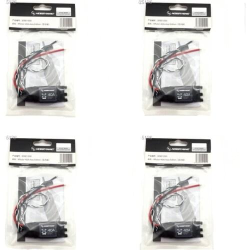4pcs Original Hobby wing XRotor 40A OPTO ESC Asia-pacific Version for F550 650 680 Quadcopter High Performance