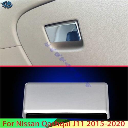 For Nissan Qashqai J11 2015 2016 2017 ABS Chrome Inside Interior Storage box handle Cover Trim