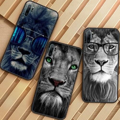 Lion tiger animal cool Phone Case Cover Fundas For Huawei honor Mate P 9 10 20 30 40 Pro 10i 7 8 a x Lite nova 5t