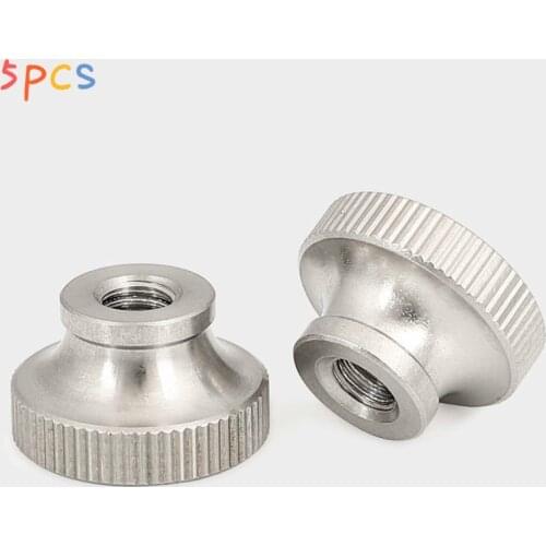 Stainless steel high head kameer nut hand screw nut blind hole through hole advertising decoration nail M2/M2.5 /M3/M4/M5/M6