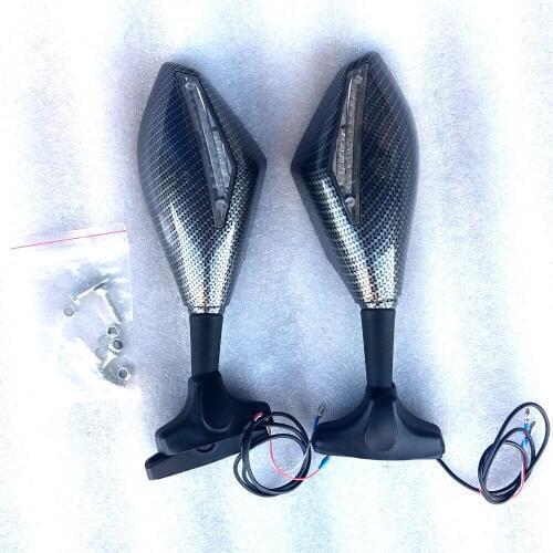 GSXR1300 1997 2007 Motorcycle Rearview Mirror with turning light For SUZUKI GSXR1300 1997 1998 1999 2000 2001 2002 2003 - 2007