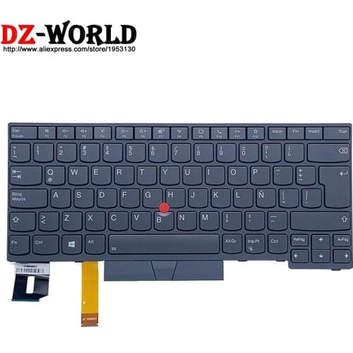New Original Gray LAS Latin Spanish Backlit Keyboard for Lenovo Thinkpad T14 P14S Gen1 Gen2 Laptop 5N21B08380 5N21B08343