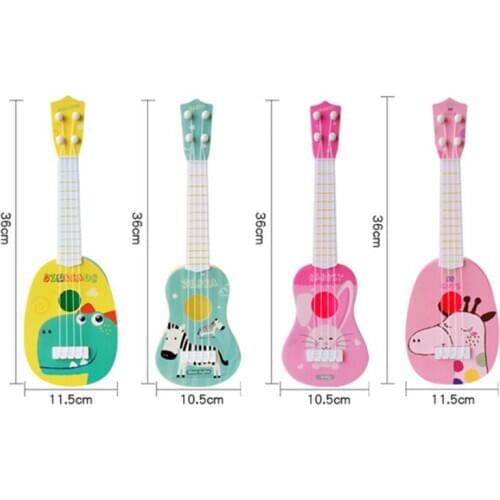 New Mini Guitar Doll House Simulation Guitar Ukulele Children Baby Educational Wisdom Gift Kids Musical Instrument Toys