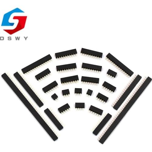 10PCS 1X/2/3/4/5/6/8/10/40 PIN Single Row Straight FEMALE PIN HEADER 2.0MM 2MM PITCH Strip Connector Socket 3p/4p/6p/8p/20p/40p