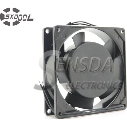SXDOOL Original Axial fan 92*92*25mm 9025 9cm 90mm 2250RPM AC 220V Dual ball bearing industrial cooling fan