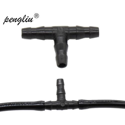 Irrigation Garden Water ConnectorsTee connector 1/4 Barbedfor a three direction 4/7mm pipe layout of dripp ers 50-pack IT129