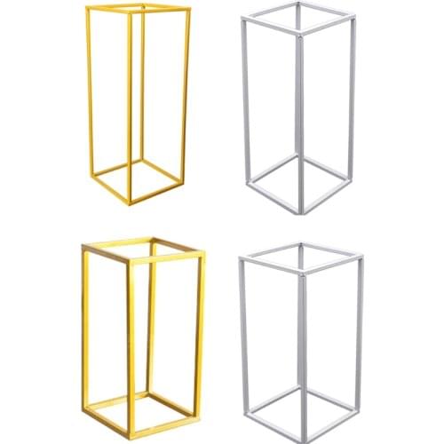 Vases Column Stand Rustproof Decoration Party Wedding Floor Geometric Holder Centerpiece Prop Iron Art Detachable Flower Rack