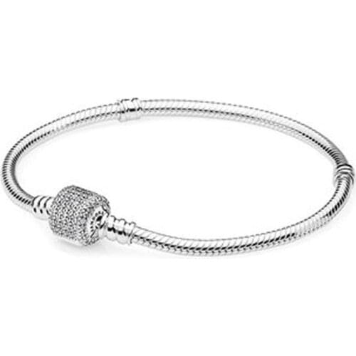 Fit European bracelet original women jewelry Wild Classic Base snake chain high quality diy bead bracelet & bangle