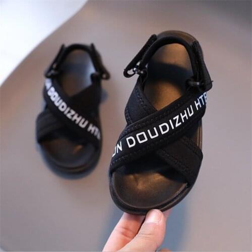 2021 New Kids Soft-soled Non-slip Beach Sandals Boys Sandale File 2021 New Childrens Summer Casual Shoes For Boys Size EU26-37