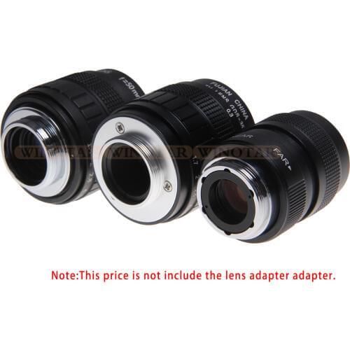 25mm 50mm f1.4 35mm f1.7 C Mount CCTV Lens for M4/3 Olympus for Canon EOS M for sony E NEX for Nikon 1 for Fujifilm for Pentax