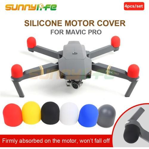 4pcs/set Silicone Motor Protective Cover Motor Protector for DJI MAVIC PRO/ MAVIC 2 PRO/ ZOOM