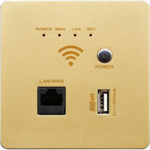 86 wireless router 300M through wall computer usb socket wall smart wireless wifi socket panel repeater
