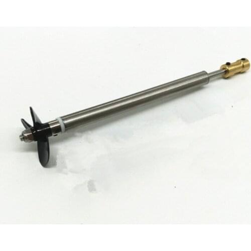 Free Shipping 4mm RC Boat Shaft Set Stainless Steel Shaft+Universal Coupling+ Shaft Sleeve Tube+3-blades Propeller Spare Parts