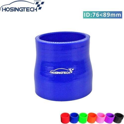 HOSINGTECH-high quality factory price 3.5" to 3"(89mm-76mm) silicone straight reducer turbo hose