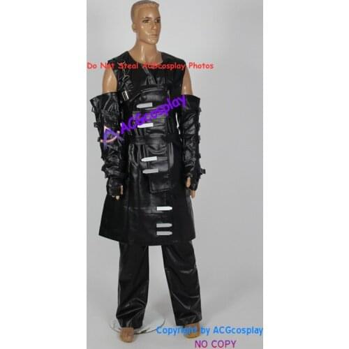 Faux leather made Nemesis Cosplay Costume include buttons props acgcosplay costume