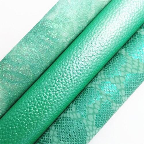 Lace Glitter leather, Metallic Snake synthetic leather, Litchi Faux Leather Sheets For Bows DIY 21x29CM KM756