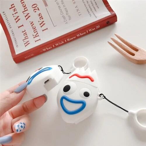 New Cartoon Toy Story Apple Airpods1/2 Wireless Earphone Case Silicone Anti-Drop Earphone