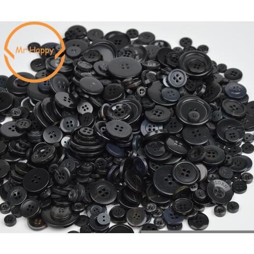 MR HAPPY Colorful 50g Resin Button Mix Size Decorative Sewing Craft Scrapbook Card Making DIY Sewing Decorative