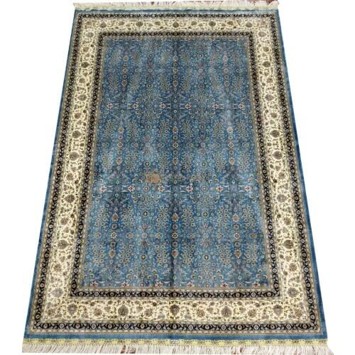 Seeykeep™ 6.56x9.84ft Timeless Classic Floral Design Silk Handknotted Oriental Rug-NY3016232