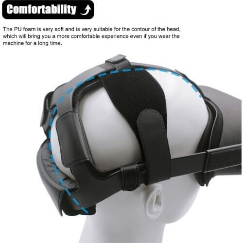 Comfortable Gravity Pressure Balance Cushion Replacement Headband Strap Pad for Oculus Quest 1 VR Headset Accessories