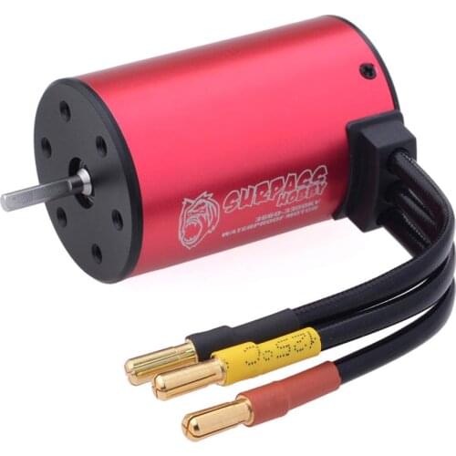 SURPASSHOBBY KK 3660 3.175mm 1750KV 2200KV 2600KV 3100KV 3300KV 3500KV 4200KV Waterproof Brushless Motor for 1:10 GTR/Lexus Car