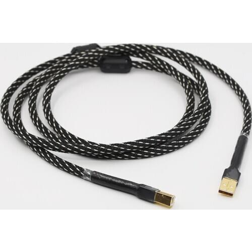 Preffair Hifi USB Cable High Quality Type A to Type B Hifi Data Cable For DAC Decoder Sound Card Audio Cable DAC Data Lines