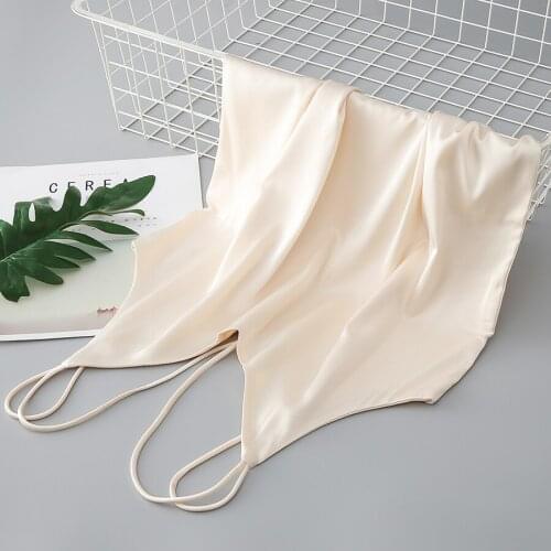 WWENN Summer Satin Silk Tank Tops Female Sexy Strap Basic Spaghetti Strap Tops Women Sleeveless Camisole Camis Vest Black White