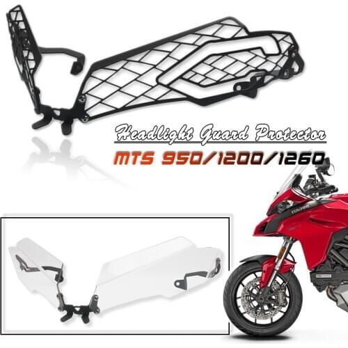 For DUCATI Multistrada MTS 950 1200 1260 MTS950 MTS 1200 MTS 1260 Motorcycle Headlight Protector Grille Guard Cover