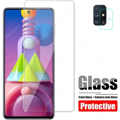 HD Tempered Glass For Samsung Galaxy M51 Camera Screen Protectors For Samsung M51 Glass Film M 51 Phone Front Protective Glasses