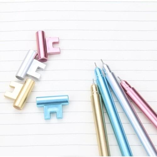 0.5mm Creative Key Shape Gel Pen School Office Writing Stationery Student Gift