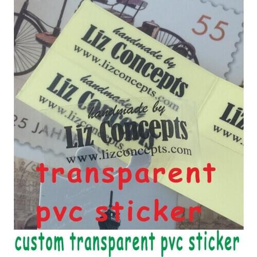 1000pcs/lot custom pvc sticker label printing/self adhesive shipping labels/customize gift kraft sticker