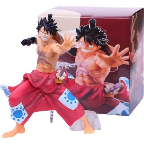 20cm Kimono Monkey D. Luffy Toys For Kids Anime Action Figures Pvc Monkey D Luffy Collectibles Model Boy Gifts Children Toy