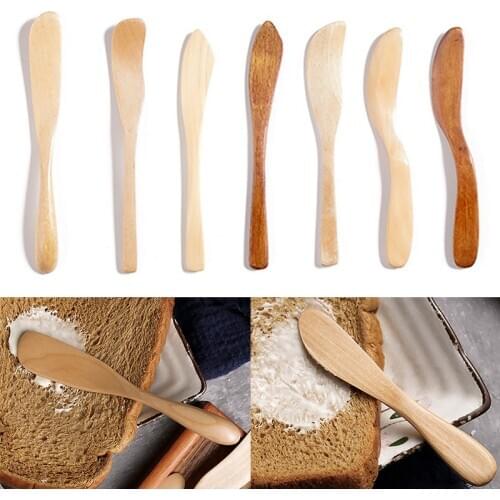 Wooden Marmalade Knife Mask Japan Butter Knife Dinner Knives Tableware With Thick Handle High Quality Knife Style Cheese Cutter