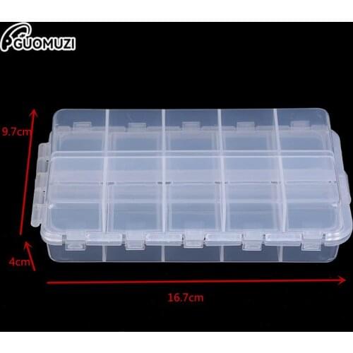 20 Compartments Fishing Tackle Box Bait Organizer Box Fishing Lures Case Tackle Storage Fisher Gear Bulk New Storage Boxes