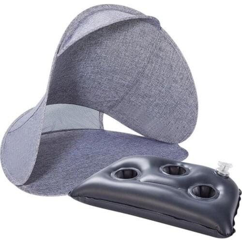 Portable Sun Shelter Mini Head Pop Up Tent For Beach Sunbathing Windproof Sand Proof Outdoor Mini Umbrellas Sunshade Inflatable